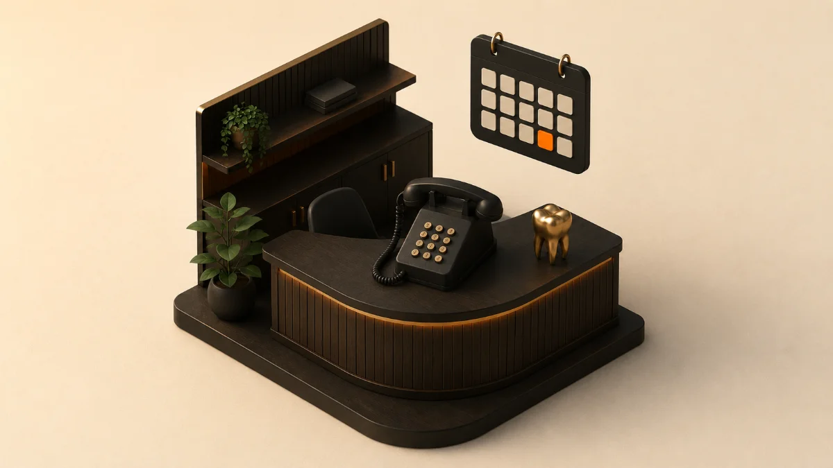 Clinic Front Desk Agent illustration